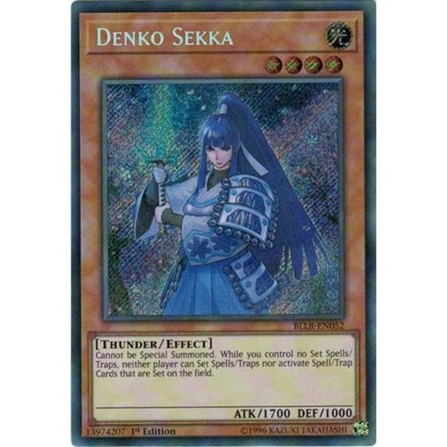 Denko Sekka BLLR-EN052 Secret Rare 1st edition Mint