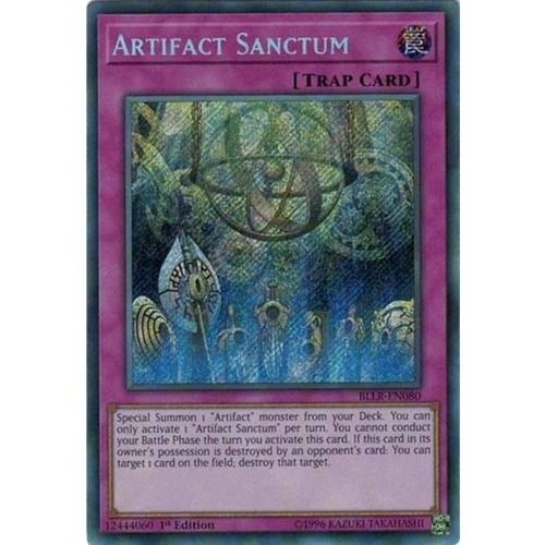 Artifact Sanctum BLLR-EN080 Secret Rare 1st Edition NM/M US Print