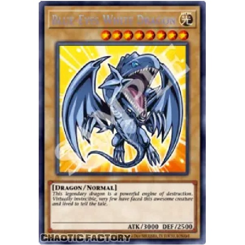 BLMM-EN001 Blue-Eyes White Dragon CHIBI ART Secret Rare 1st Edition NM