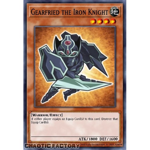 BLMM-EN004 Gearfried the Iron Knight CHIBI ART Secret Rare 1st Edition NM