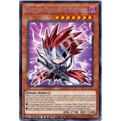 BLMM-EN005 Gorz the Emissary of Darkness CHIBI ART Secret Rare 1st Edition NM