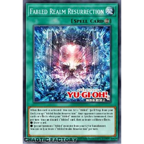 BLMM-EN015 Fabled Realm's Revival Ultra Rare 1st Edition NM