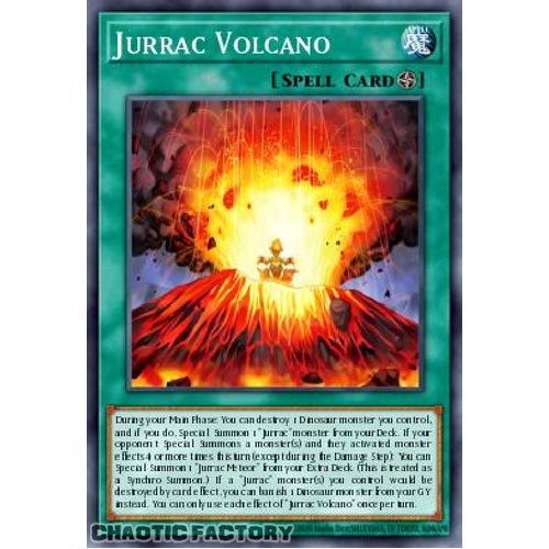 BLMM-EN019 Jurrac Volcano Secret Rare 1st Edition NM