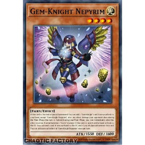 BLMM-EN021 Gem-Knight Nepyrim Secret Rare 1st Edition NM