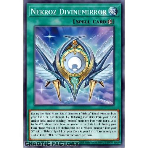 BLMM-EN027 Nekroz Divinemirror Ultra Rare 1st Edition NM