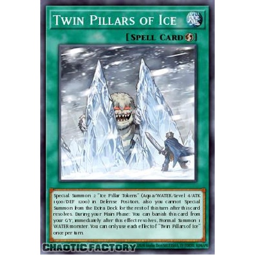 BLMM-EN032 Twin Pillars of Ice Ultra Rare 1st Edition NM