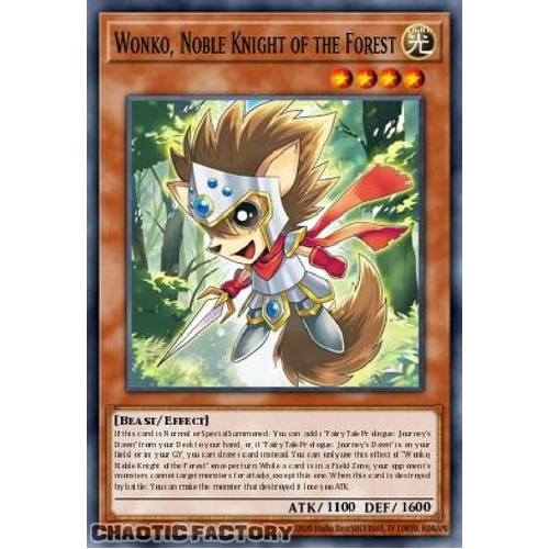 BLMM-EN035 Wonko, Noble Knight of the Forest Ultra Rare 1st Edition NM