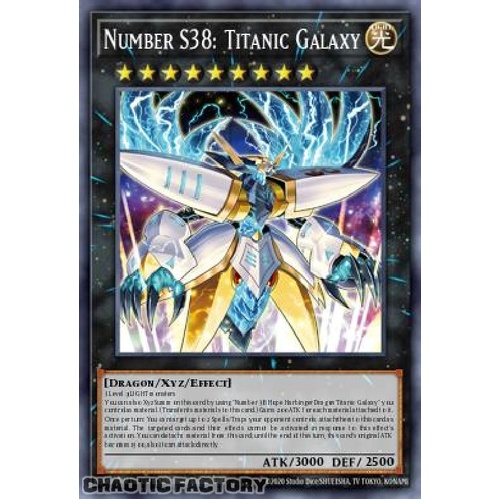 BLMM-EN038 Number S38: Titanic Galaxy Ultra Rare 1st Edition NM