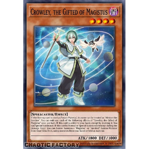 HP BLMM-EN044 Crowley, the Gifted Magistus Secret Rare 1st Edition HP