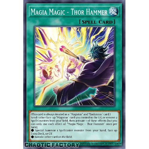 BLMM-EN047 Magia Magic - Thunder of Judgment Ultra Rare 1st Edition NM