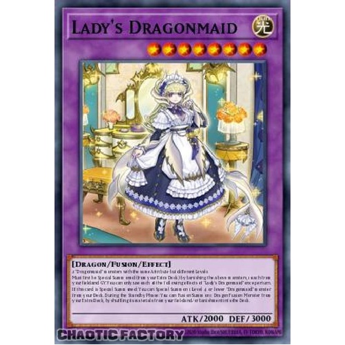 BLMM-EN049 Lady's Dragonmaid Emblazoned Ultra Rare 1st Edition NM