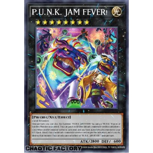 BLMM-EN051 P.U.N.K. JAM FEVER! Emblazoned Ultra Rare 1st Edition NM