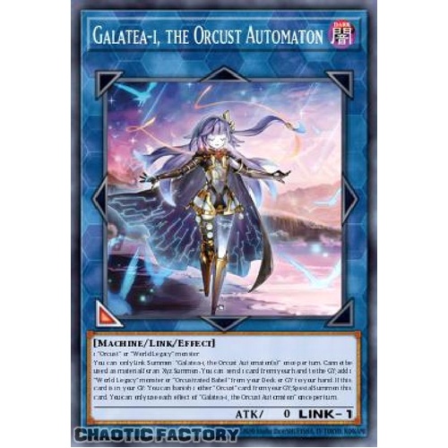 BLMM-EN053 Galatea-I, the Orcust Automaton Emblazoned Ultra Rare 1st Edition NM