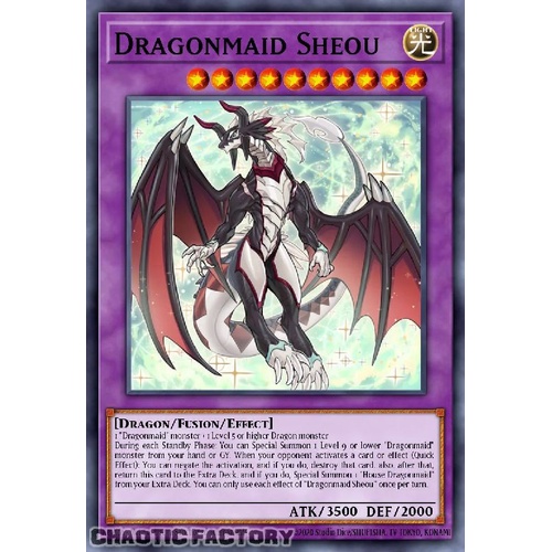 BLMM-EN064 Dragonmaid Sheou Emblazoned Ultra Rare 1st Edition NM