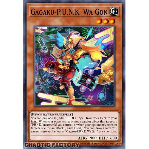 BLMM-EN071 Gagaku-P.U.N.K. Wa Gon Emblazoned Ultra Rare 1st Edition NM