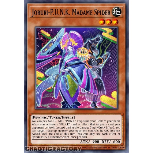 BLMM-EN072 Joruri-P.U.N.K. Madame Spider Emblazoned Ultra Rare 1st Edition NM