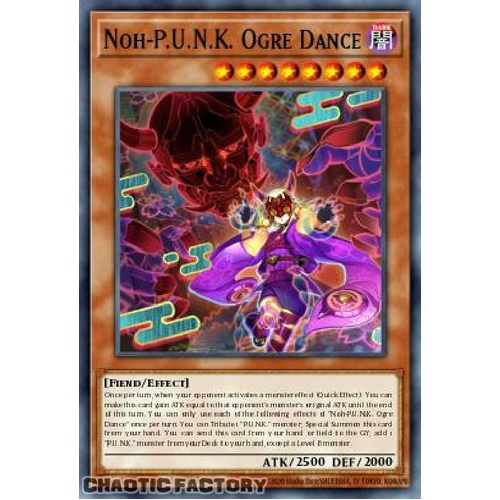 BLMM-EN075 Noh-P.U.N.K. Ogre Dance Emblazoned Ultra Rare 1st Edition NM