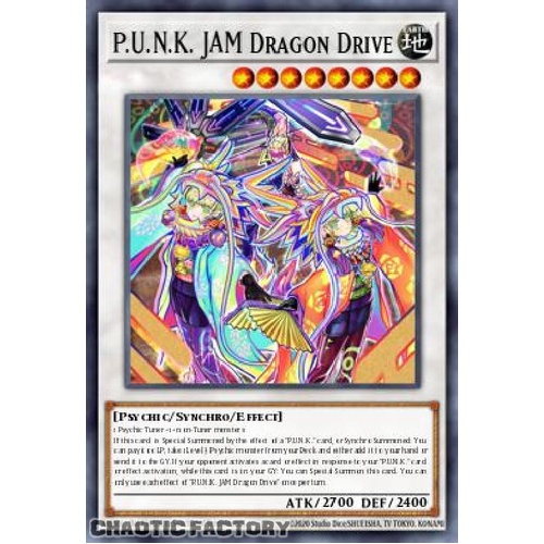 BLMM-EN078 P.U.N.K. JAM Dragon Drive Emblazoned Ultra Rare 1st Edition NM