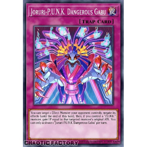 BLMM-EN081 Joruri-P.U.N.K. Dangerous Gabu Emblazoned Ultra Rare 1st Edition NM