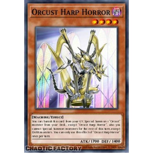 BLMM-EN085 Orcust Harp Horror Emblazoned Ultra Rare 1st Edition NM