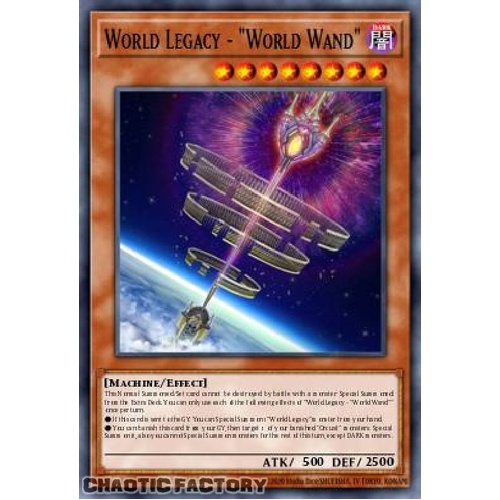 BLMM-EN086 World Legacy - World Wand Emblazoned Ultra Rare 1st Edition NM