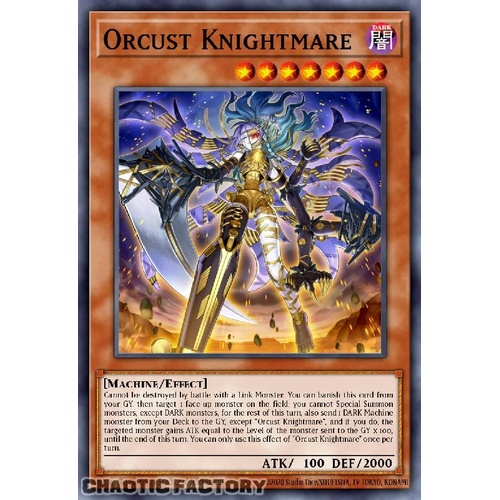 BLMM-EN087 Orcust Knightmare Emblazoned Ultra Rare 1st Edition NM