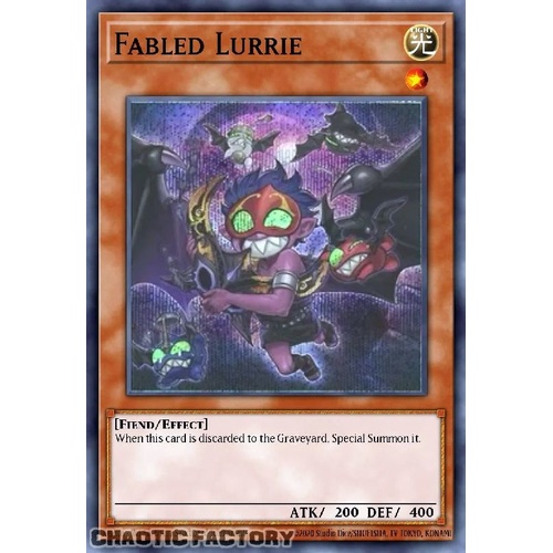 BLMM-EN104 Fabled Lurrie (alternate artwork) Secret Rare 1st Edition NM