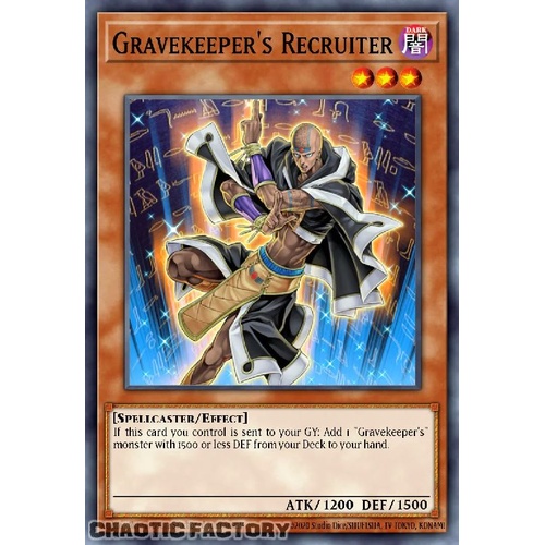 BLMM-EN110 Gravekeeper's Recruiter Secret Rare 1st Edition NM