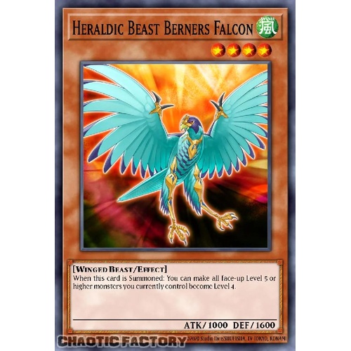 BLMM-EN115 Heraldic Beast Berners Falcon Ultra Rare 1st Edition NM