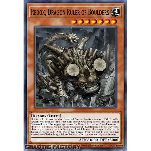 BLMM-EN117 Redox, Dragon Ruler of Boulders Ultra Rare 1st Edition NM