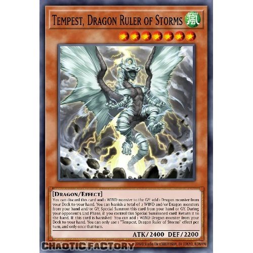 BLMM-EN120 Tempest, Dragon Ruler of Storms Ultra Rare 1st Edition NM