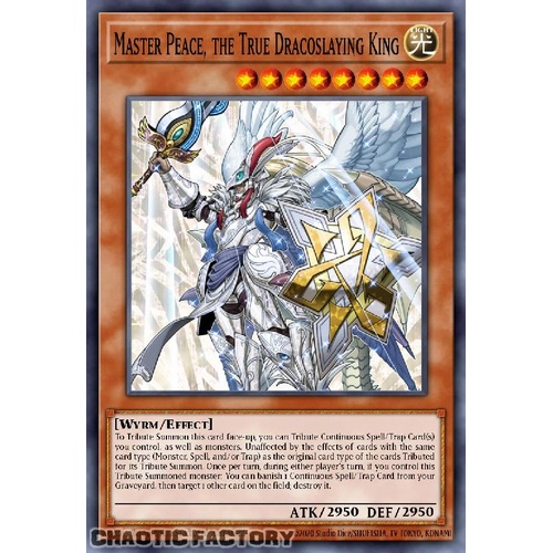 BLMM-EN127 Master Peace, the True Dracoslaying King Secret Rare 1st Edition NM