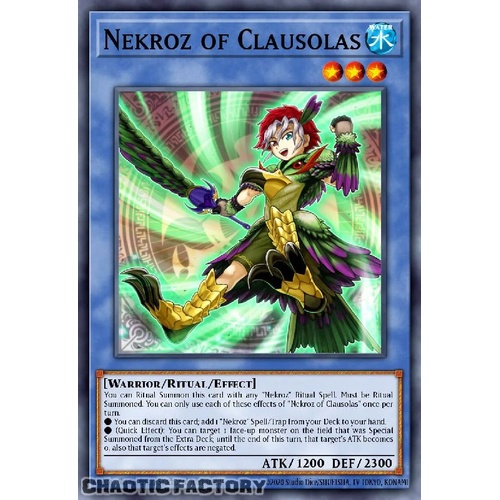 BLMM-EN131 Nekroz of Clausolas Ultra Rare 1st Edition NM