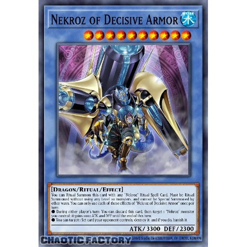 BLMM-EN133 Nekroz of Decisive Armor Ultra Rare 1st Edition NM
