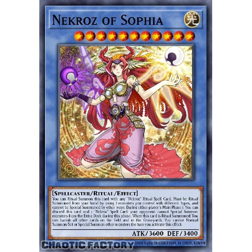 BLMM-EN134 Nekroz of Sophia Secret Rare 1st Edition NM