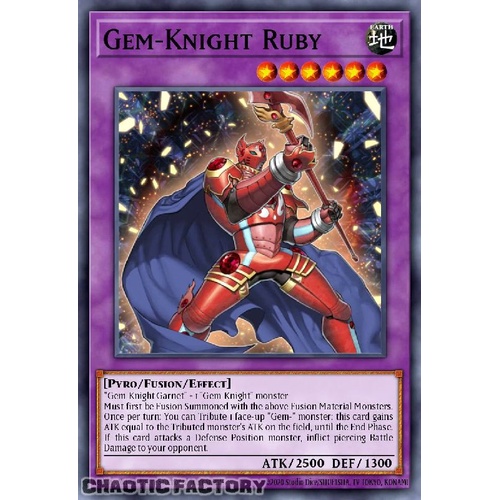 BLMM-EN136 Gem-Knight Ruby Ultra Rare 1st Edition NM