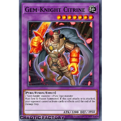 BLMM-EN139 Gem-Knight Citrine Ultra Rare 1st Edition NM