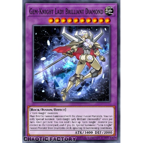 BLMM-EN145 Gem-Knight Lady Brilliant Diamond Secret Rare 1st Edition NM