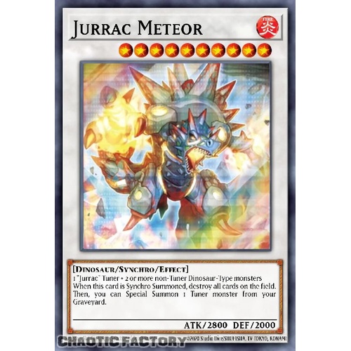 BLMM-EN150 Jurrac Meteor (alternate artwork) Secret Rare 1st Edition NM