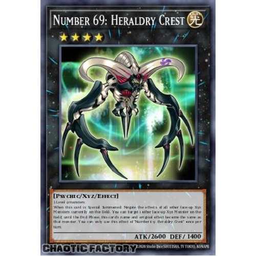 BLMM-EN153 Number 69: Heraldry Crest Ultra Rare 1st Edition NM