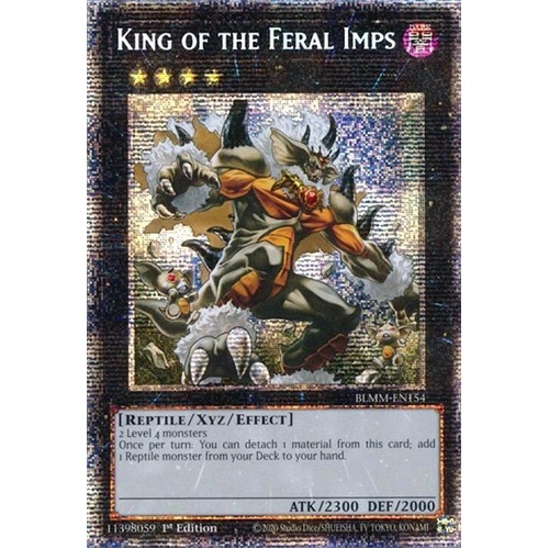 BLMM-EN154 King of the Feral Imps Starlight Rare 1st Edition NM
