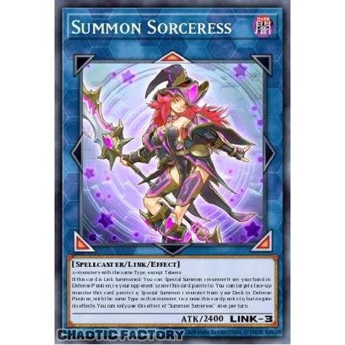 BLMM-EN157 Summon Sorceress Secret Rare 1st Edition NM