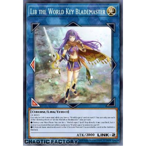 BLMM-EN159 Lib the World Key Blademaster Secret Rare 1st Edition NM