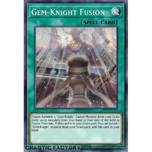 BLMM-EN160 Gem-Knight Fusion (alternate artwork) Secret Rare 1st Edition NM