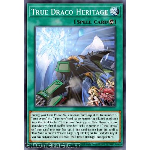 BLMM-EN168 True Draco Heritage Secret Rare 1st Edition NM