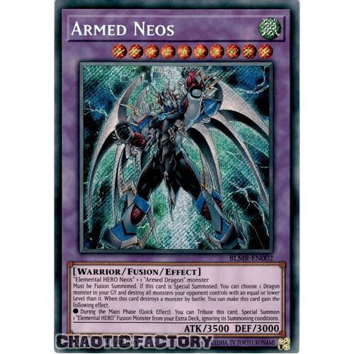 BLMR-EN002 Armed Neos Secret Rare 1st Edition NM