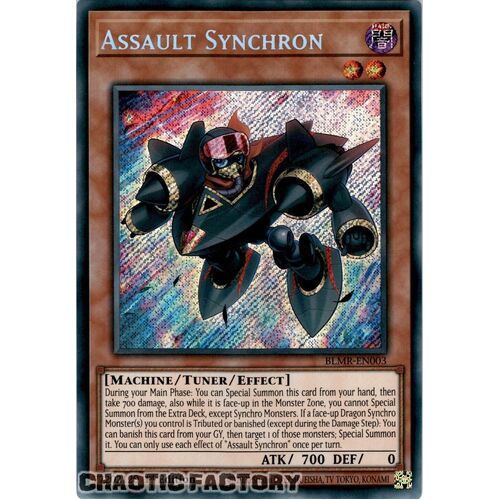 BLMR-EN003 Assault Synchron Secret Rare 1st Edition NM