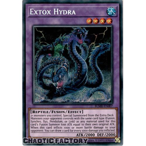 BLMR-EN007 Extox Hydra Secret Rare 1st Edition NM