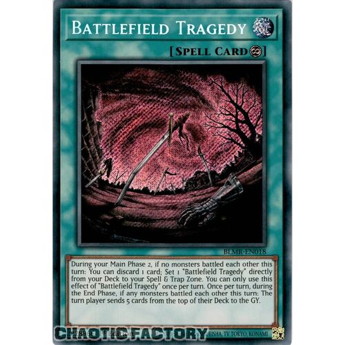 BLMR-EN018 Battlefield Tragedy Secret Rare 1st Edition NM