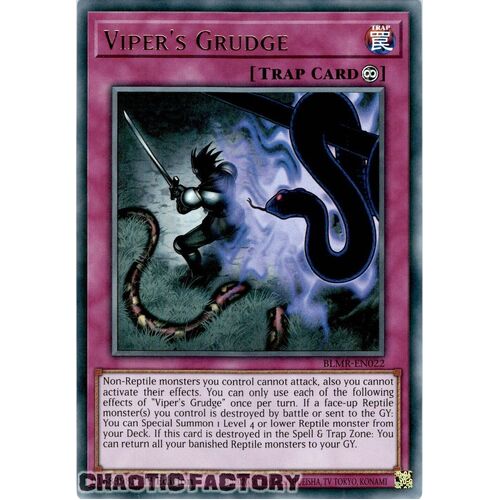 BLMR-EN022 Viper's Grudge Ultra Rare 1st Edition NM